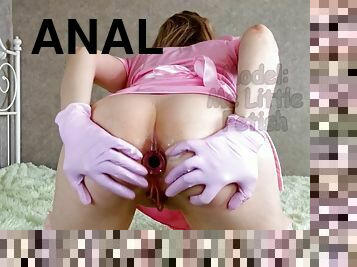 cul, masturbation, infirmière, anal, culotte, bout-a-bout