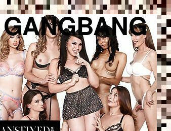 TRANSFIXED - ALL-TRANSGENDER GANGBANG COMPILATION! BAREBACK ANAL, AIRTIGHT DP, BIG TITS, AND MORE!