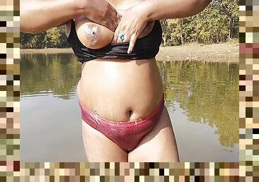 asiático, tetas-grandes, al-aire-libre, adolescente, masaje, indio, regordeta, lencería, hermana, bosque