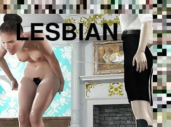 lesbienne, bdsm, fessée