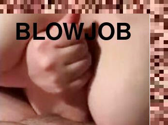 Blow job and titty fuck before bed