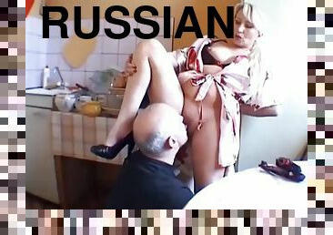 russo, mulher-madura, langerie