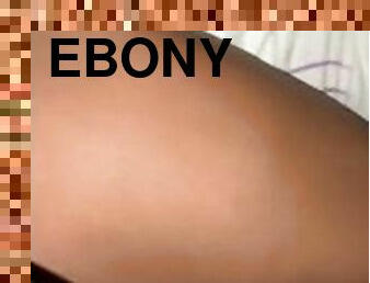 Ebony teen sucking and fucking in the car