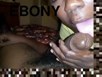 Ebony blowjob