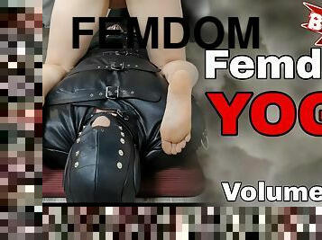 Nude Yoga Femdom FLR Leather Bondage Sleepsack Bodybag BDSM Cum Tease Denial Mistress Male Slave Training Zero
