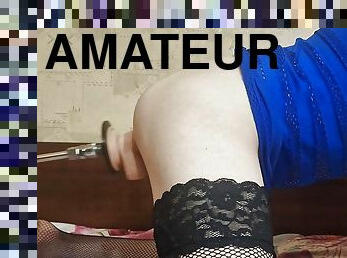 levrette, russe, transsexuelle, amateur, anal, jouet, maison, travesti, salope, bas