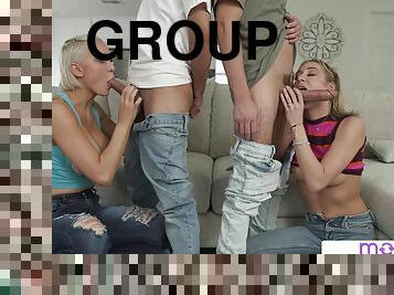 gros-nichons, poilue, énorme-bite, milf, fellation-profonde, sexe-de-groupe, blonde, fantaisie