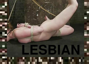 lesbienne, jouet, hardcore, bdsm, esclave, blonde, fétiche, bâillonnement, bondage, femme-dominatrice