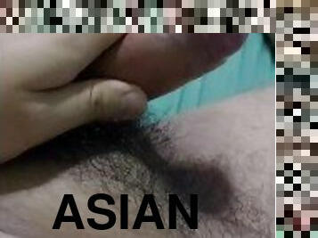 asiatisk, masturbation, amatör, cumshot, avrunkning, casting, pov, sprut, kåt, ensam