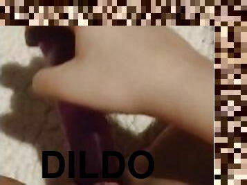 E-girl SLUT fucks herself with a dildo