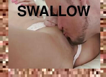 Cum Swallowing Wife Francys Belle Fucks Like a Slut in Front of Cuck