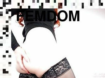 cul, anal, milf, doigtage, rousse, point-de-vue, domination, femme-dominatrice