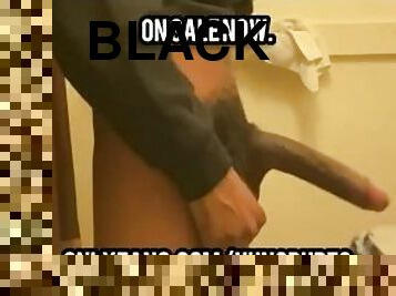 masturbation, amateur, ejaculation-sur-le-corps, ébène, énorme-bite, ados, black, solo, bite