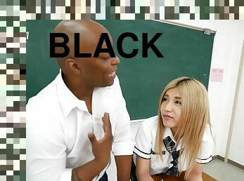 Elika Gets A Black Cock Education