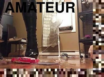 amatör, bdsm, metres, çizme