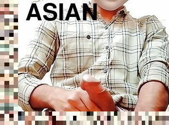 asiático, pai, masturbação, anal, tiro-ao-alvo, pénis-grande, adolescente, gay, punheta, indiano