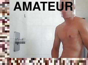 papa, masturbation, maigre, amateur, ejaculation-sur-le-corps, énorme-bite, gay, allemand, branlette, secousses