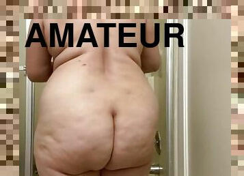 cul, gros-nichons, masturbation, amateur, belle-femme-ronde, décapage, solo