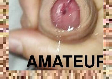 gigantisk, masturbation, amatör, cumshot, gigantisk-kuk, avrunkning, creampie, juckande, pov, ensam