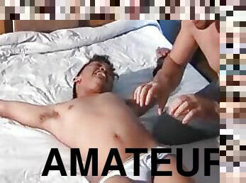 gammal, amatör, cumshot, gay, äldre