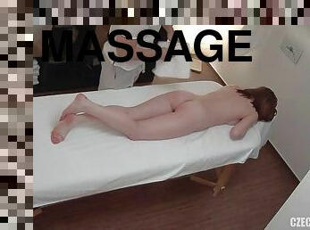 Big titty girl gets a massage with a very happy ending