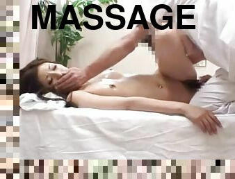 asiático, peluda, orgasmo, japonesa, massagem