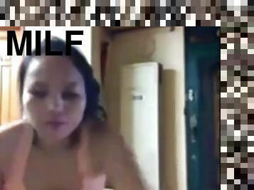 Maria from Uruguay masturbates with porn