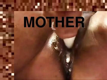 baignade, masturbation, orgasme, amateur, ébène, milf, jouet, black, mère, douche