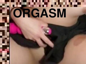 18 year old teen has massive hardcore orgasm