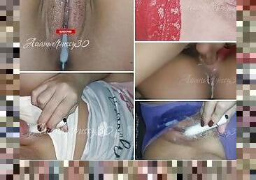 asyalı, kamu, fışkıran-su, derleme, vajinadan-sızan-sperm, meni, filipinli