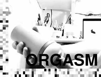 onani, monster, orgasme, amatør, udløsning, kæmpestor-pik, sperm, solo, pik