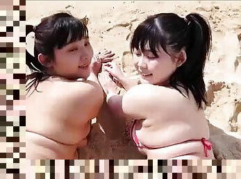The best of Double cute Asian Busties