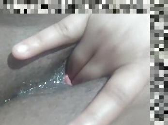 Ebony fingers in my wet pussy