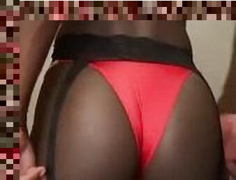 Sissy Taylor teasing in her VS brazilian panties