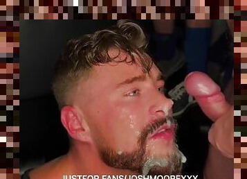 40 LOAD BUKKAKE JOSH MOORE DRENCHED IN CUM