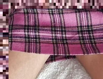 Up my tiny skirt close up