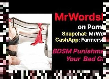 BDSM Spanking Your Pussy For Being A Bad Girl