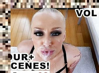 gros-nichons, fellation, ejaculation-sur-le-corps, énorme-bite, milf, ados, pornstar, maman, compilation, point-de-vue