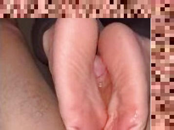 masturbation, fru, amatör, milf, hemmagjord, massage, par, bbw, fötter, kåt