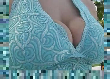 culo, tetas-grandes, masturbación, estrella-del-porno, playa, americano, a-solas