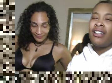 Two sexy lightskinned yella bone freaks gone wild