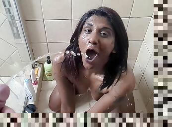 Indian Girl White Cock Face Piss In Slow Motion, Pov