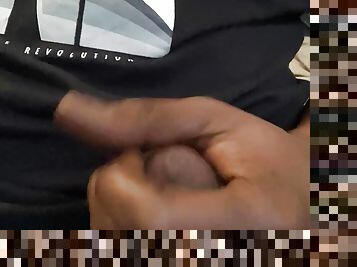 papa, masturbation, amateur, ejaculation-sur-le-corps, énorme-bite, gay, black, joufflue, point-de-vue, ejaculation