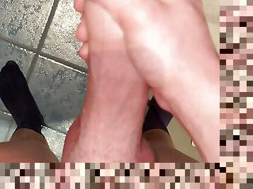 baignade, masturbation, en-plein-air, public, amateur, énorme-bite, ados, gay, allemand, branlette