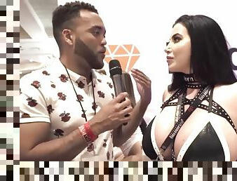 Pornstar sexy open boobs  karma rx interview 2019