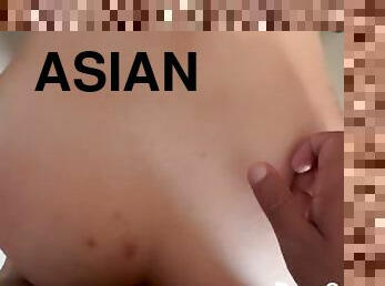 asiatique, cul, amateur, anal, ados, fessée, ados-asiatique, dure