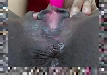 clitoris-bagian-atas-vagina-paling-sensitif, ekstrem, orgasme, vagina-pussy, berkulit-hitam, hitam, sperma, cantik-pretty, basah