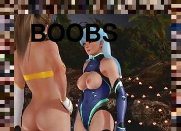 Dead or Alive Xtreme Venus Vacation Hitomi & Leifang Dolphin Wave Collab Costume Nude Mod Fanservice