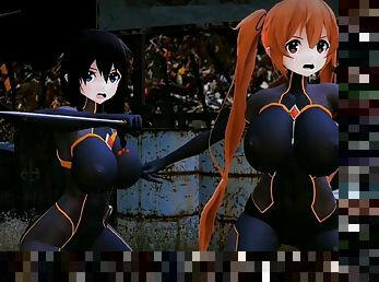 Mmdmp-7l Anime Girls vs Lusty Demon Invaders Part 2