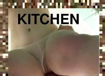 Fucked a girl in the kitchen